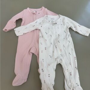 Carter's Pink and Cream Kids One Pieces
